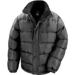 Result Clothing, Herren, Laufjacke, Nova Lux Padded Jacket (XL), Schwarz, XL
