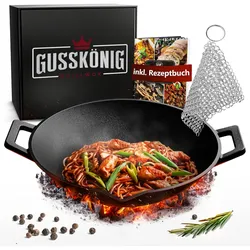 GUSSKÖNIG  Gusseisen-Wok 35 cm