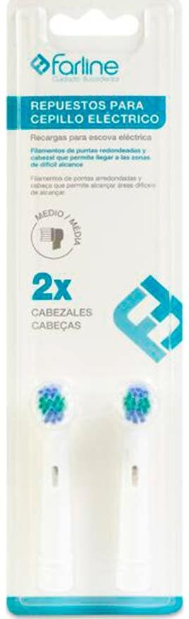 Farline Pack Repuestos Cepillo Eléctrico