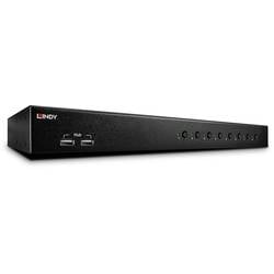 LINDY LINDY KVM Switch Pro USB Audio DVI-I 8 KVM-Umschalter DVI Tastatur 39317