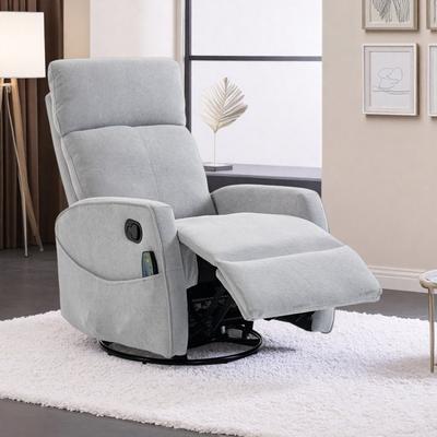 Standard Short Plush Manual Reclining Armchair Sofa with Comfort Design
