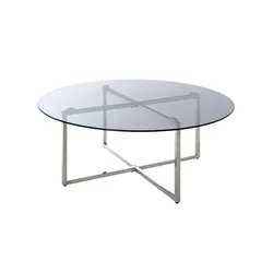 Couchtisch   , transparent/klar , Maße (cm): H: 40  Ø: 100