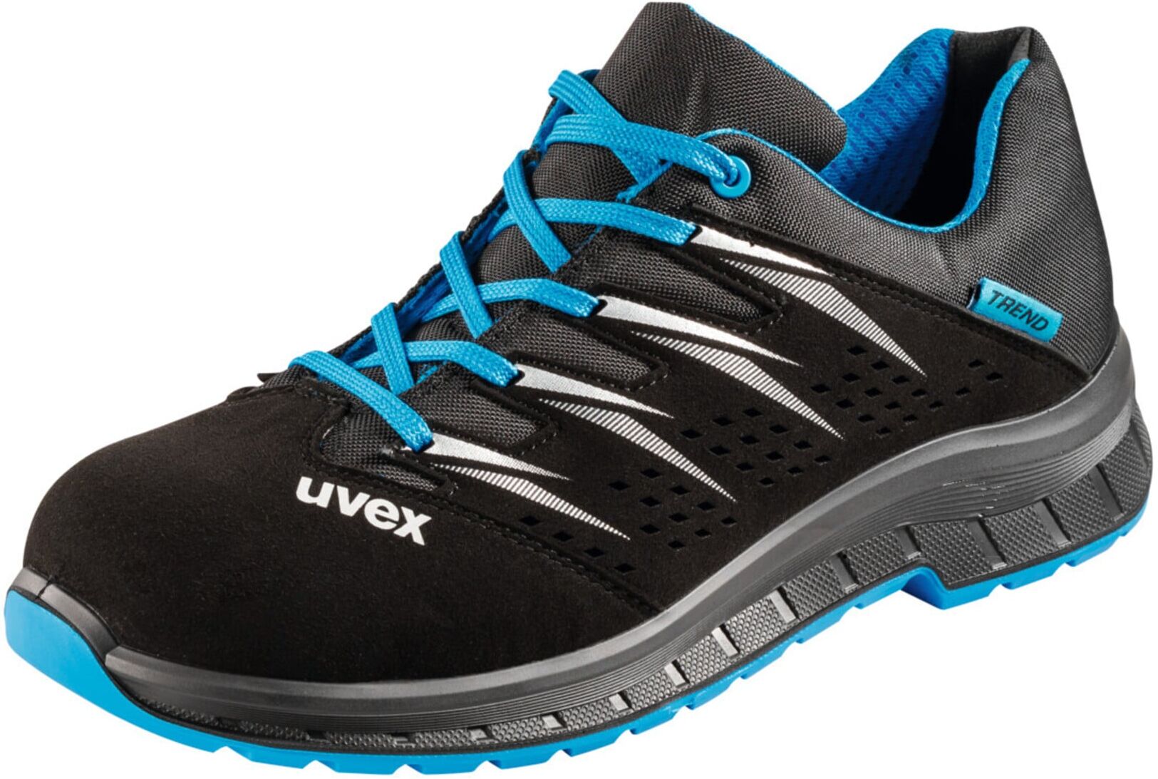 uvex Halbschuh schwarz/blau uvex 2 trend, S1, EU-Schuhgröße: 39 (6937839)