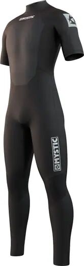 Mystic Brand Shortarm 3mm Backzip Wetsuit (Black)  - Black - Size: Small
