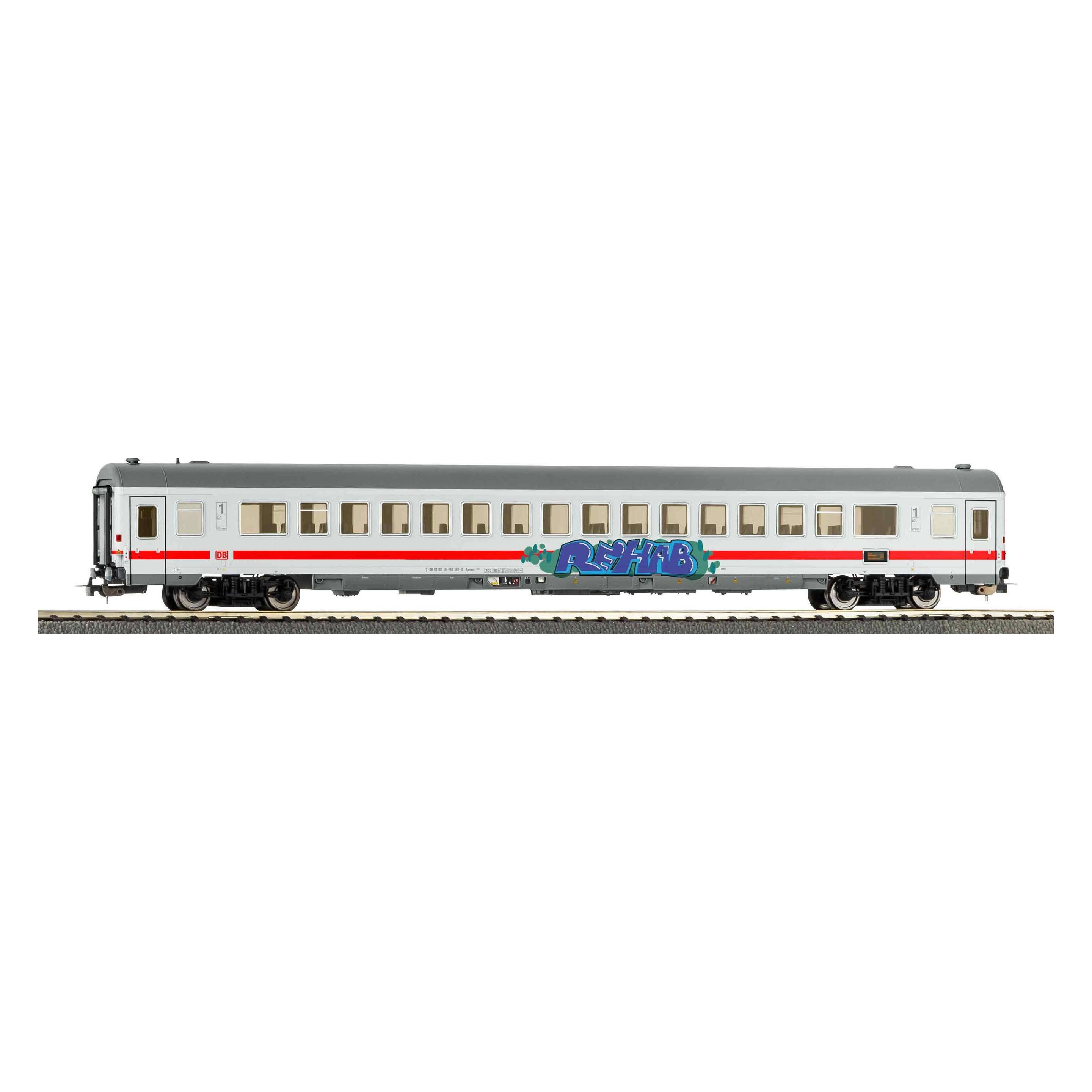 Piko Personenwg. Apmmz 126 1. Kl. DB AG VI mit Graffiti (Spur H0) (58849)