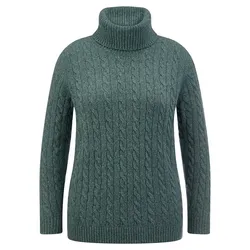 Rollkragen-Pullover Emilia Lay türkis, 40