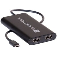 USB-C to Dual 4K 60Hz HDMI Adapter, Dockingstation USB-C, 2x HDMI