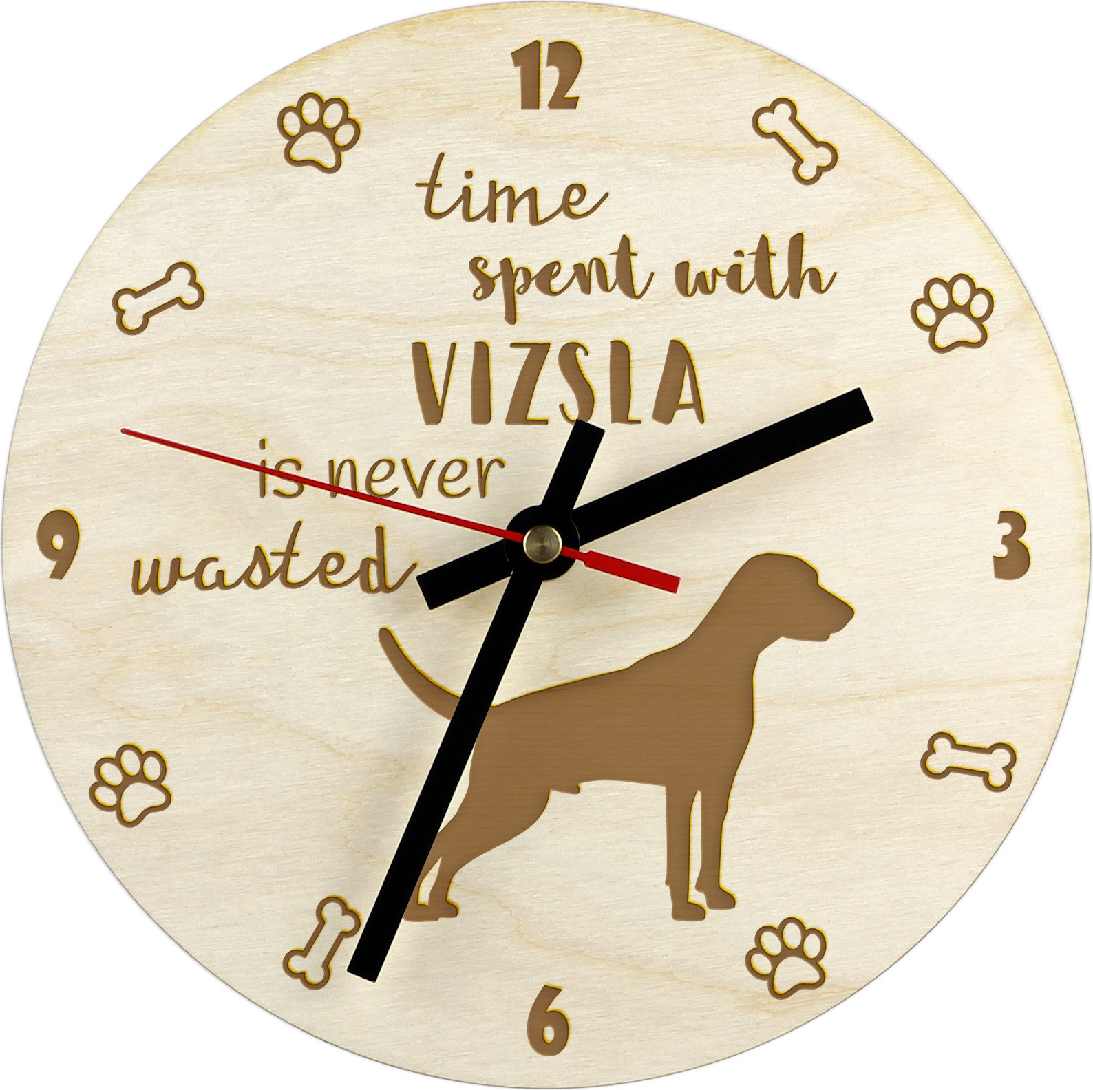 Art-Dog Wandklok Vizsla I