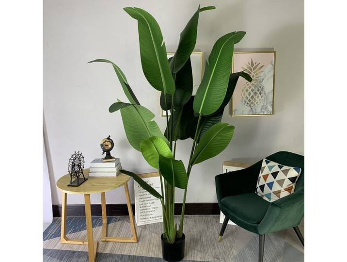 Grande plante artificielle 160cm, palmier tropical artificiel, plantes artificielles en pot pour intérieur et extérieur, maison, bureau, jardin