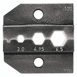 Rennsteig Crimpeinsatz für Koax-Verbinder LWL 3,0 / 4,95 / 6,5 mm - 624 120 3 0