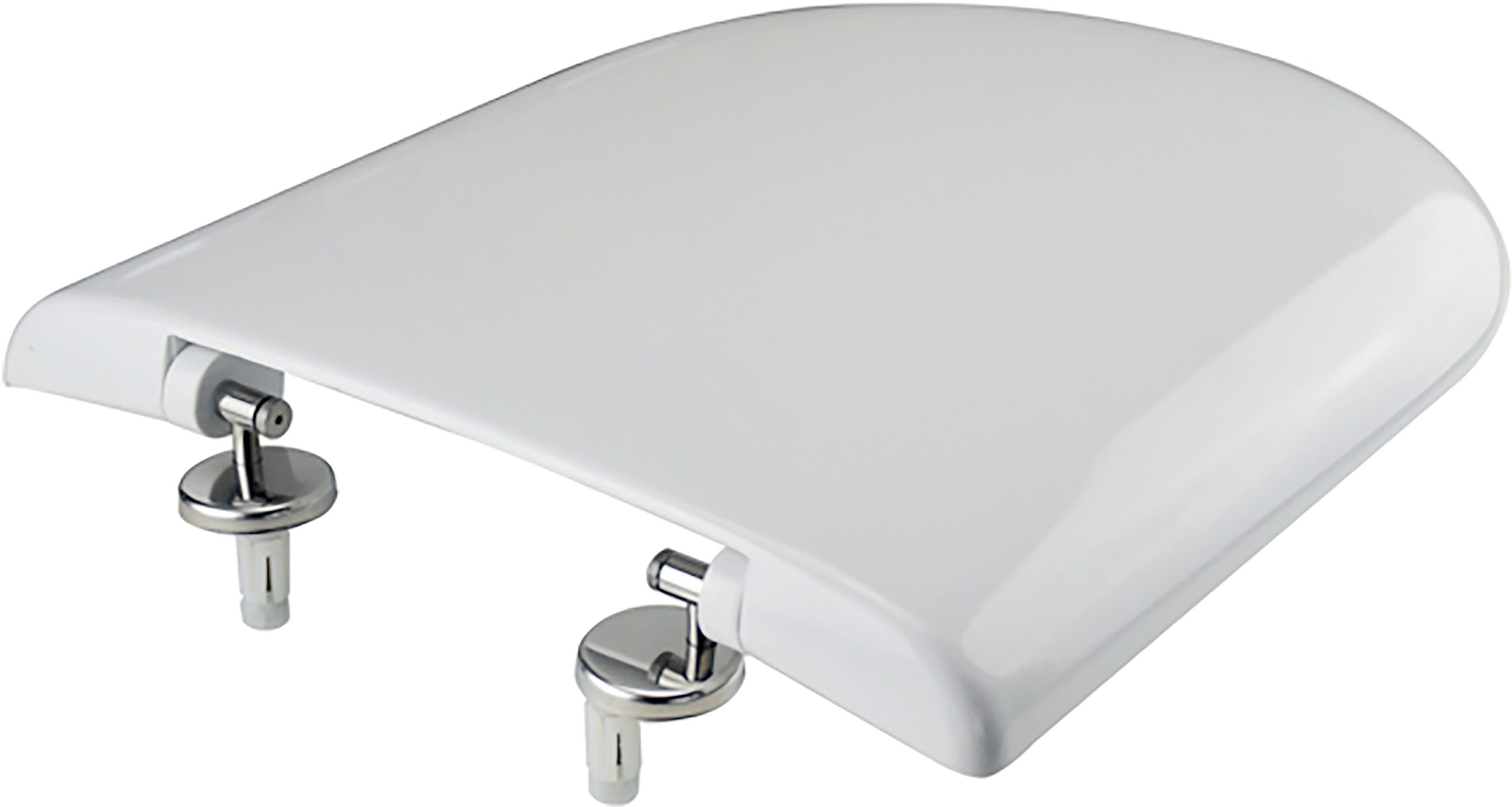 Tecnomat COPRIWATER UNIVERSALE OVALE DOM IN TERMOINDURENTE BIANCO CON CERNIERE IN ACCIAIO