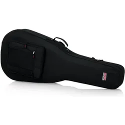 Gator Cases GL Series softcase voor 12-string dreadnought gitaar (Gitarre), Instrumententasche + Koffer, Schwarz