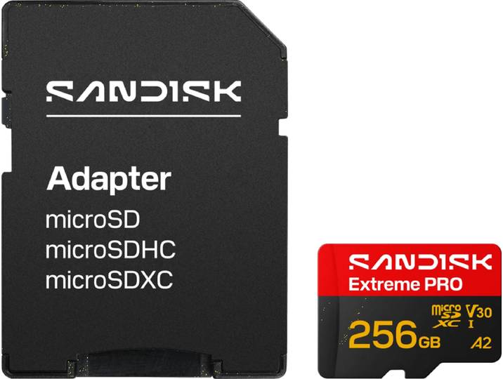 SANDISK Extreme PRO microSDXC 256GB 170MB/s