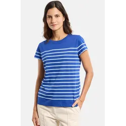 Armor Lux T-Shirt Etel Damen Dunkelblau Hellblau Streifenshirt Heritage