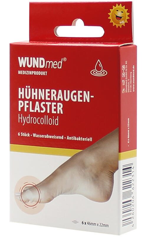 WUNDmed® Hühneraugen-Pflaster transparent 6 St. 02-123
