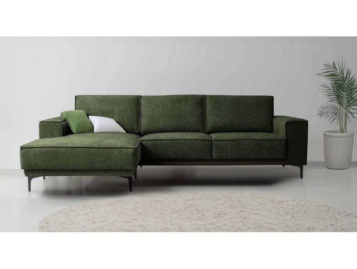 OTTO home Ecksofa OLAND Struktur L-Form, B: 280 cm, Skandi-Design