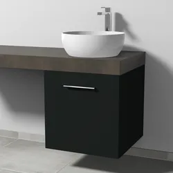 Sanipa Waschtischunterschrank „2morrow“ 500 × 510 × 520 mm in Vulkan (matt)