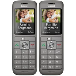 Gigaset CL660HX Duo (DE-Version), Telefon, Schwarz, Grau