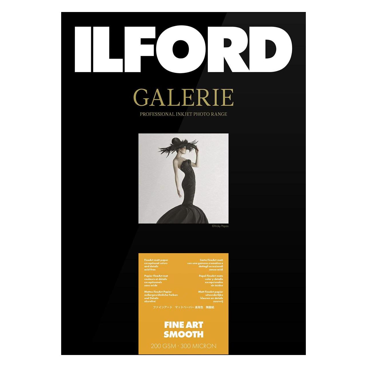 Ilford Galerie FineArt Smooth 200g 10x15 50 Blatt (200 g/m², 10 x 15 cm, 50 Stk.) (53204451)