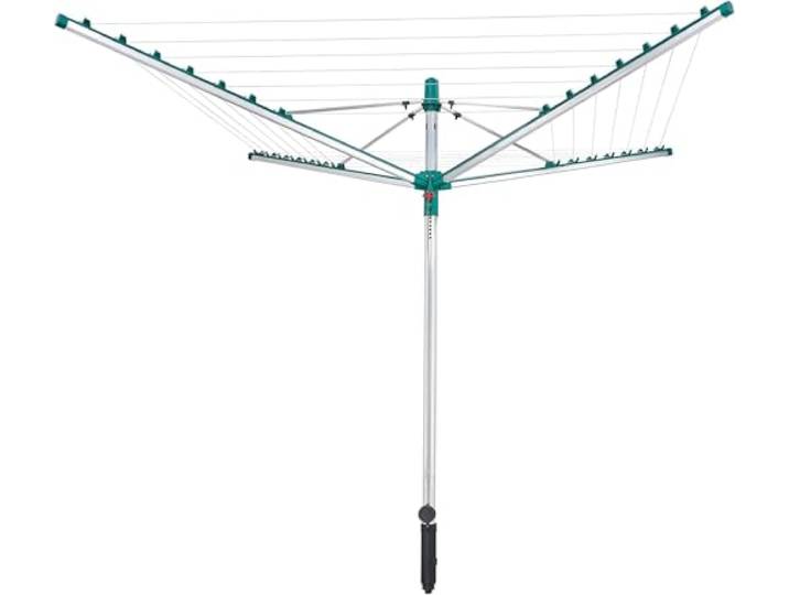 Leifheit Wäschespinne Linomatic V 400 , Wäscheschirm mit Leinenlänge 40 m