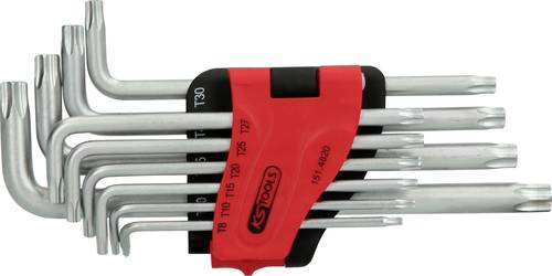 KS Tools TX Winkelschraubendreher-Set TB 8,TB 10,TB 15,TB 20,TB 25,TB 27,TB 30,TB 40,TB 45,TB 50 10teilig