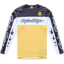 Troy Lee Designs, Herren, Velotrikot, Sprint Pro Jersey, YO Moto, butter, XL (XL), Gelb, XL