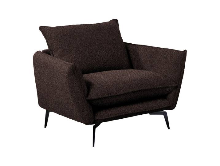 Livetastic Sessel, Braun, Metall, 96x84x90 cm, Made in EU, Stoffauswahl, Wohnzimmer, Sessel, Sessel