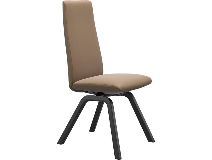 Polsterstuhl, Leder PALOMA, Schwarz, 49×105×60 cm, High Back, Modern, Stressless