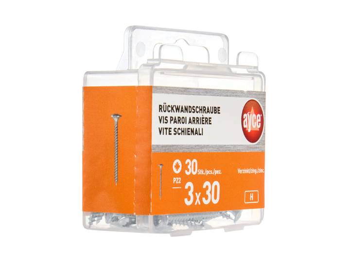 Ayce Rückwandschraube Z 30 mm