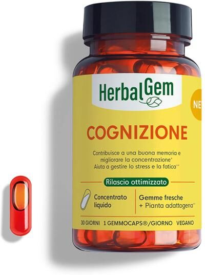 Herbalgem Gemmocaps Cognizione per Memoria e Concentrazione 30 Capsule