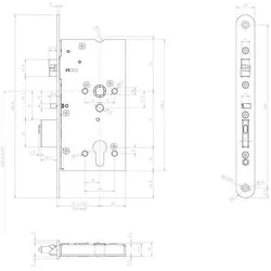 Assa Abloy effeff Mediator Schloss 609-502PZ-----1