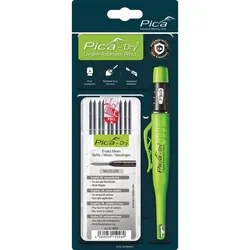PICA Bau-/Tieflochmarker Pica-Dry inkl. Ersatzminenset 10x graphit