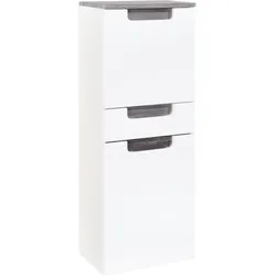 Midischrank Siena Weiß/Eichefarbe