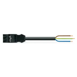 Wago 771-9293/216-201 konfektionierte Anschlussleitung,B2ca,Stecker/offenes Ende,schwarz 7719293216201