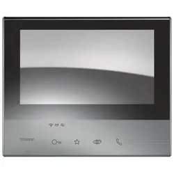 BTicino 344643 CLASSE300 X13E Hörerlose Video Hausstation Schwarz m.7z LCD-Touch