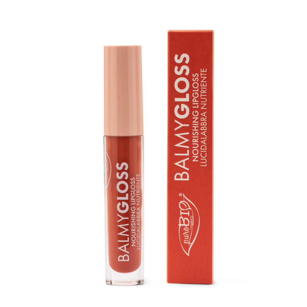 puroBio Balmy Gloss Nourishing Lipgloss 4,2g 02 Shimmering Light Brown