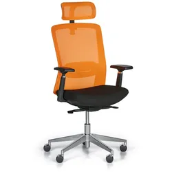Bürostuhl BACK, orange/schwarz