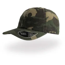 Atlantis Unisex 6-Panel Baseball Kappe 'Dad Hat' Klassische Cap DADH camouflage one size