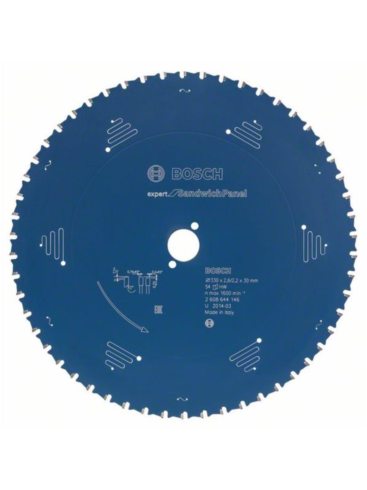 Bosch Circular Saw Blade 330 x 2.6 x 30 mm Expert for Sandwich Panel