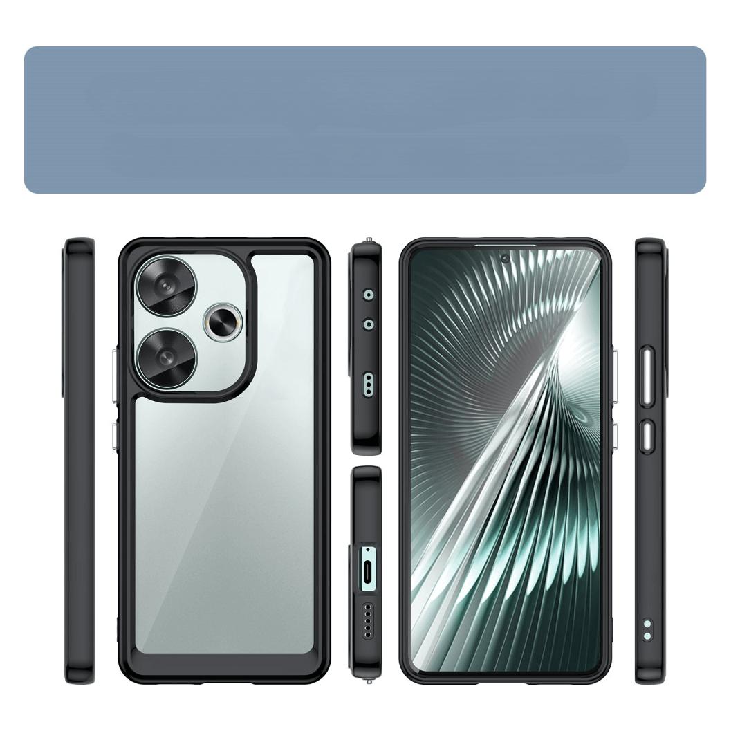 Cover-Discount Xiaomi Poco F6 - Schützende Acryl-Handyhülle mit erhöhtem Rand (Xiaomi Poco F6) (46929239)