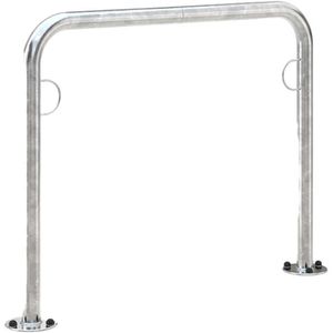 WSM Fahrradständer Trust 21, Bodenmontage, Anlehnparker, beidseitig, Breite 100cm, für 2 Fahrräder