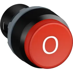 ABB KPR2-105R Rückstelltaster ohne Stössel, rot, hoch, Text:O CombiLine-Modular 1SFA616161R1051 KPR2105R