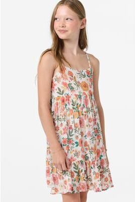 O'Neill s Haylee Printed Dress in Vanilla, Size Medium, Viscose