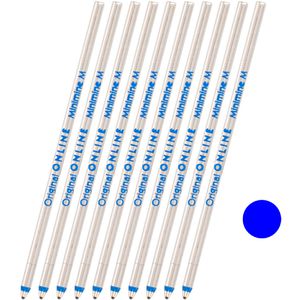 Online Kugelschreiberminen Minimine, 70003, D1-Kurzmine, Strichstärke M, blau, 10 Stück