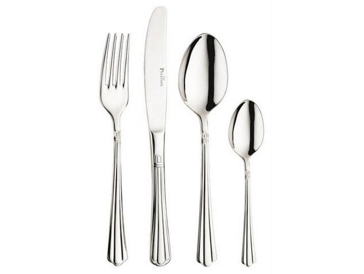 Pintinox Besteckset Bernini, Edelstahl, Metall, 24-teilig, ISO 9001, lebensmittelecht, rostfrei, Essen & Trinken, Besteck, Besteck-Sets