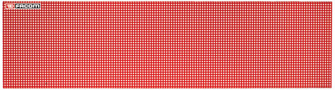 Facom Tableau perforé rouge 1665×444 mm (PK.4)