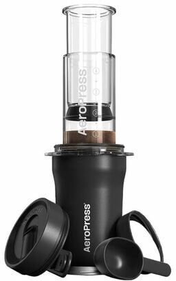 Aeropress - Tragbarer Kaffeebereiter Go Plus Schwarz - - MaxiCoffee