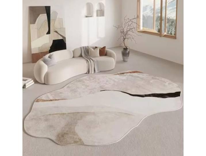 HLHLH Kunst Wohnzimmer Großer Teppich Unregelmäßige Schlafzimmer Nachttisch Dekorative Teppiche(200 * 300)