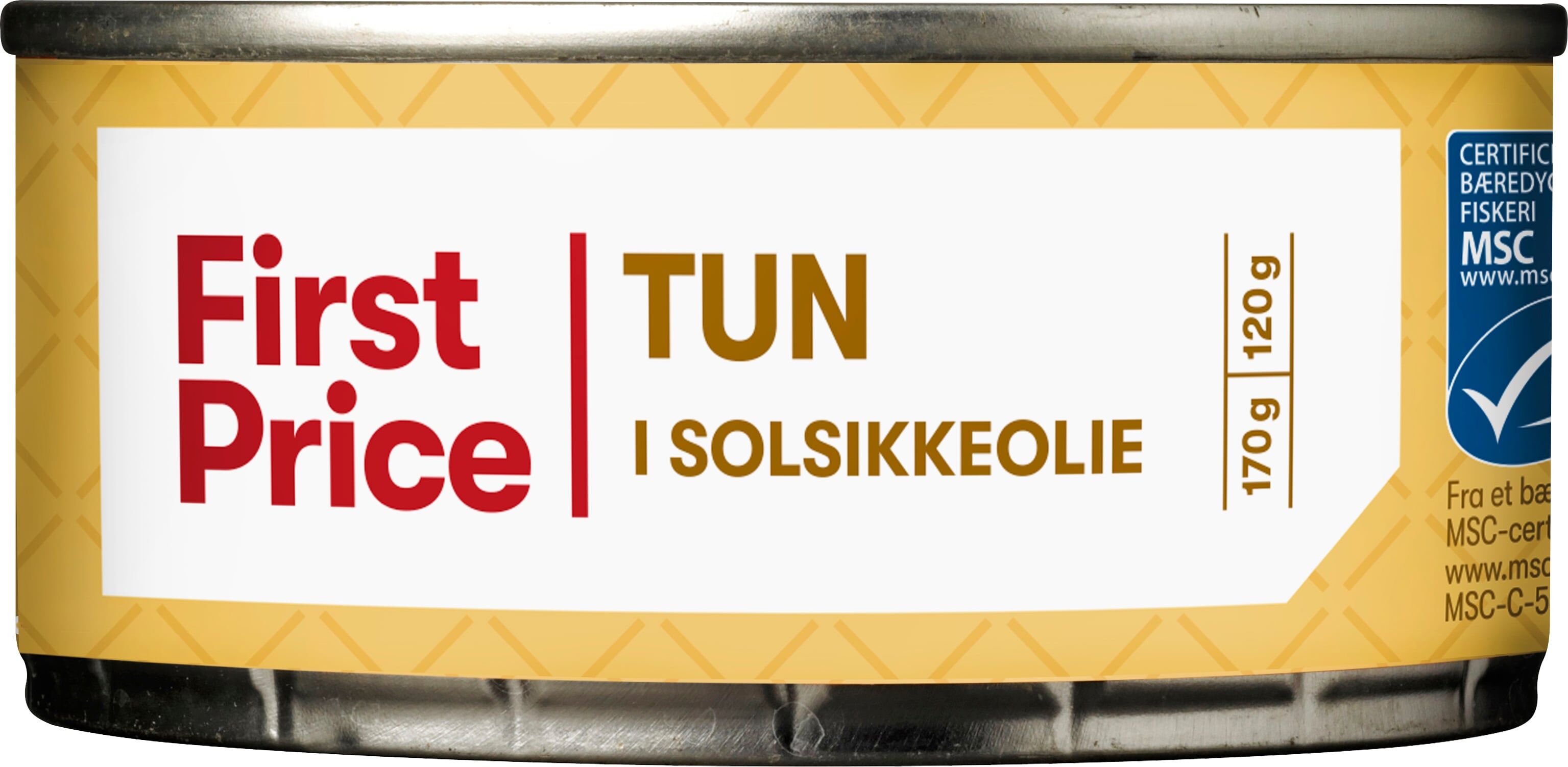 First Price Thunfischstücke in Sonnenblumenöl MSC 170 g - 170 g