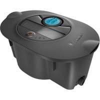 Pipeline Bewässerungssystem AquaPrecise, unterirdisch, Sprinklersystem grau/türkis, mit Pipeline Schacht und Deckel